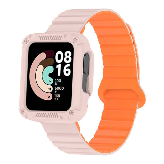 Xiaomi Redmi Watch 2 Silicone Strap Zore KRD-105 Strap Pink-Orange 