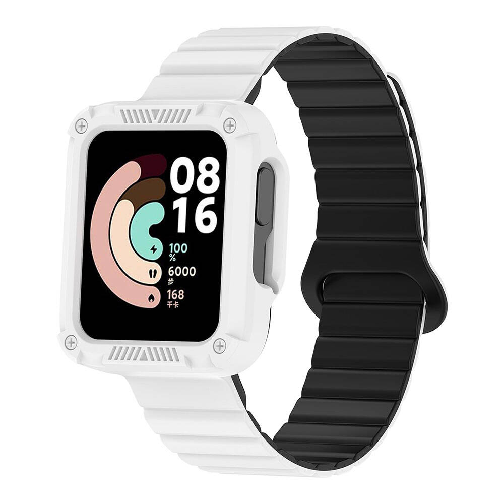 Xiaomi Redmi Watch 2 Silicone Strap Zore KRD-105 Strap White-Black 