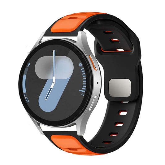 Xiaomi Redmi Watch 5 Active Zore KRD-135 22mm Silicone Band Strap Black-Orange 