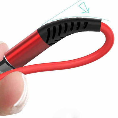 Xipin LX21 Type-C Usb Kablo 1.2 M Kırmızı