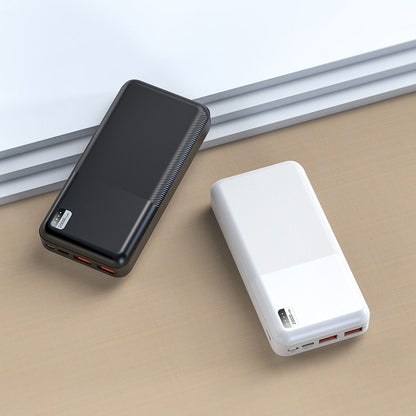 Xipin PX722 Hızlı Şarj Özellikli LED Işık Göstergeli Dual USB Taşınabilir Powerbank 20000mAh Siyah