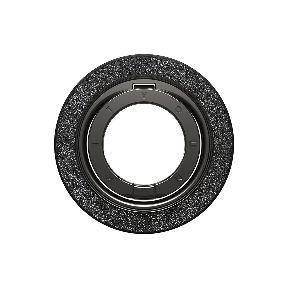 Youngkit Colorful Serisi Double Magnetik Ring Stand Telefon Tutucu Siyah