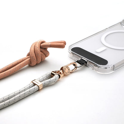Youngkit YQ002 Yansıtıcı Şerit Desenli Cep Telefonu Bilek Askı İpi Gri