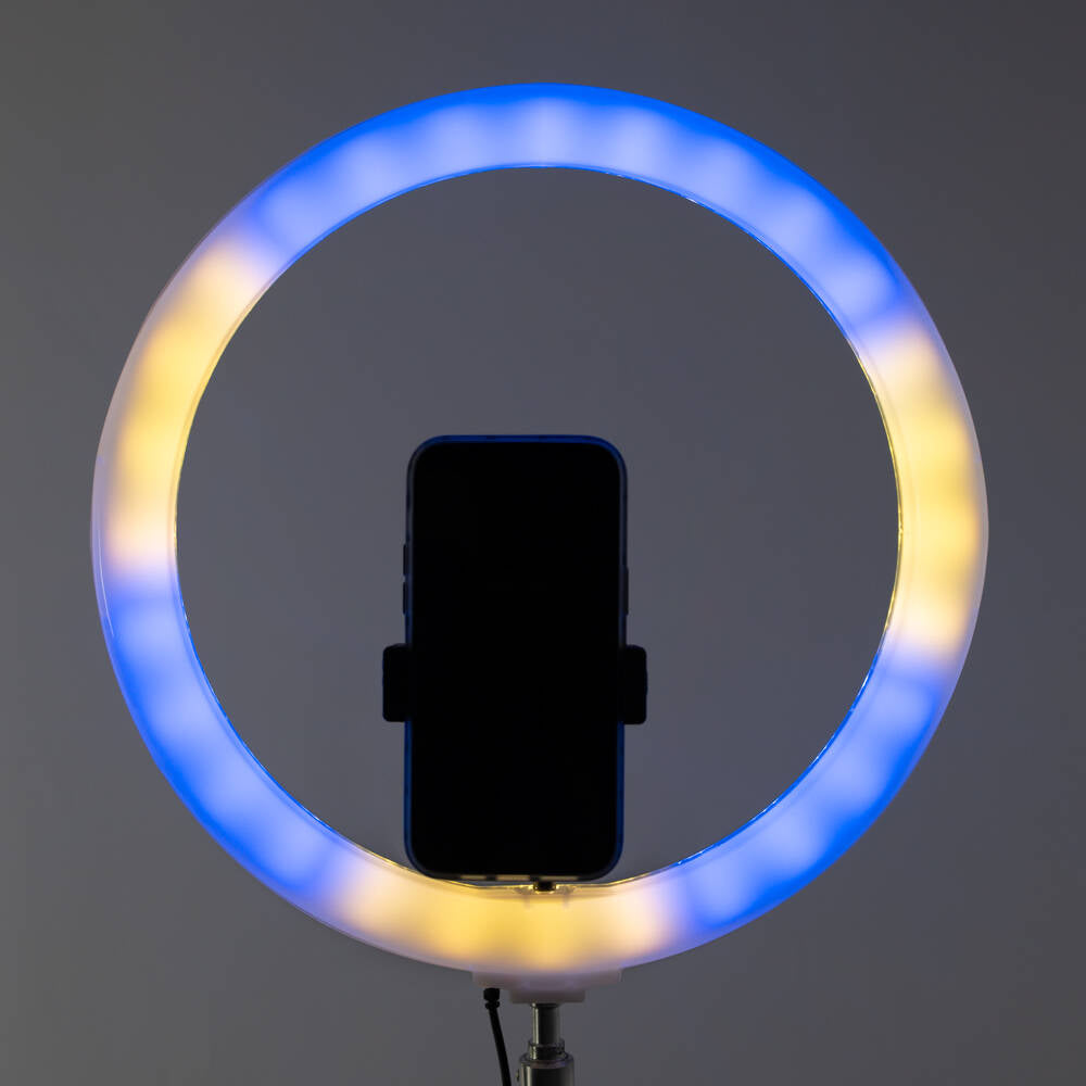 Zore 3D-36 36cm Canlı Yayın ve Ambiyans RGB Led Ring Light Siyah