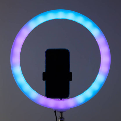 Zore 3D-36 36cm Canlı Yayın ve Ambiyans RGB Led Ring Light Siyah
