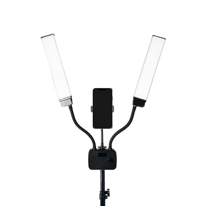 Zore AL45X Işıklı Telefon Tutucu Ring Light Siyah
