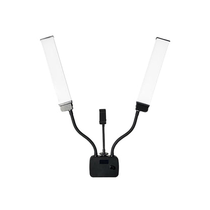 Zore AL45X Işıklı Telefon Tutucu Ring Light Siyah