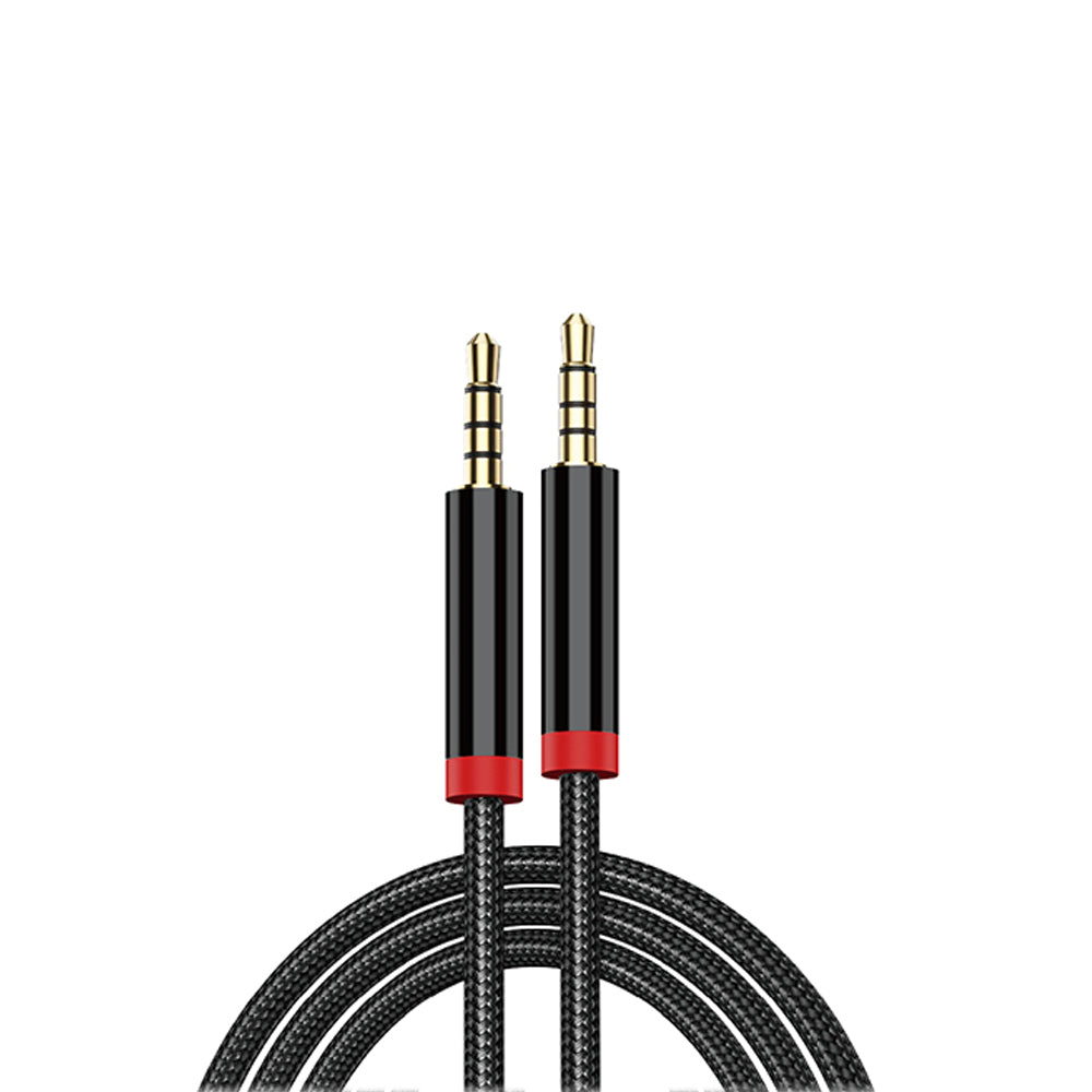 Zore AU-708 Braided Design Aux Audio Cable 3.5mm 3m White 