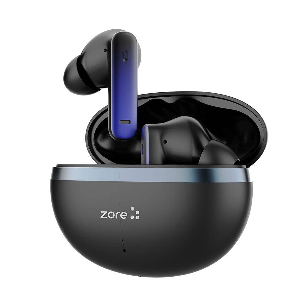 Zore BTK-ZR101 In-Ear Bluetooth Headphones with Active Noise Cancellation, ANC and ENC Technology, Black 