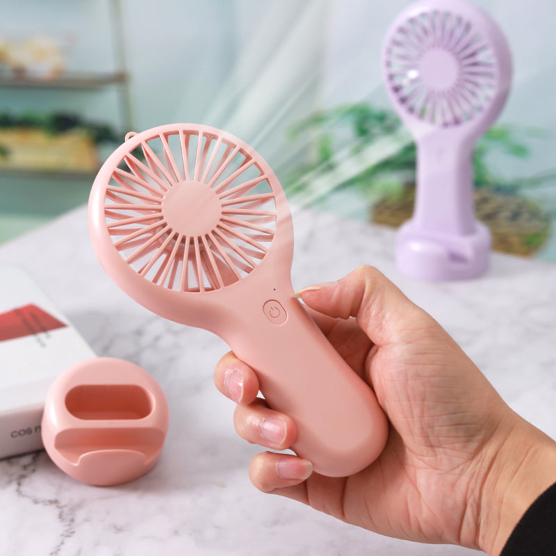 Zore DD5002 Telefon Standlı 3 Kademeli El Fanı Beyaz