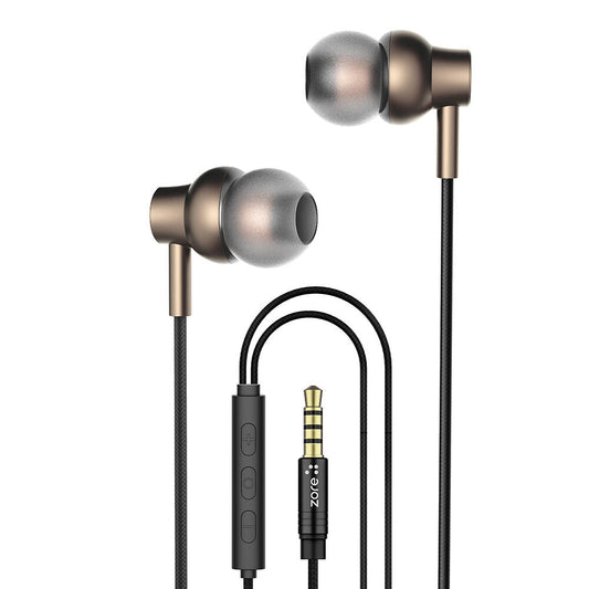 Zore ER-10 SQ Surround 3D Hi-Res Magnetic 3.5mm Wired In-Ear Headphones Black 