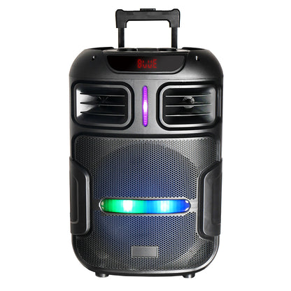 Zore GD-1503 Dijital LED Göstergeli FM Radyolu Mikrofonlu RGB TWS 15 inç Stereo Bass Kablosuz Karaoke Hoparlör Siyah