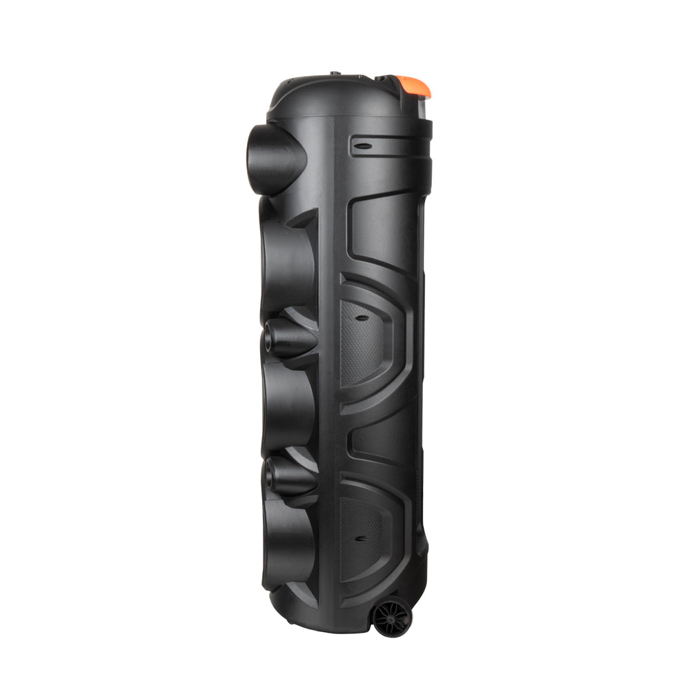 Zore GD-2887 Dijital LED Göstergeli Mikrofonlu RGB TWS 8 inç Stereo Bass Kablosuz Karaoke Hoparlör Siyah