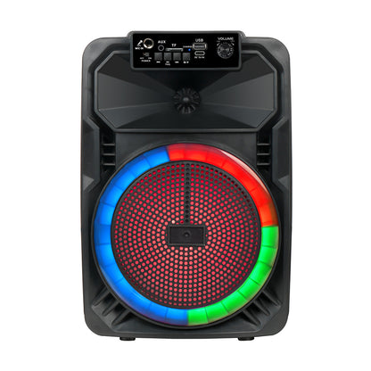 Zore GD-893 Mikrofonlu RGB TWS 8 inç Stereo Bass Kablosuz Karaoke Hoparlör Siyah