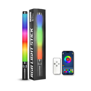 Zore H2 OLED Ekran Göstergeli RGB Led Işıklı Aydınlatma Çubuğu Siyah