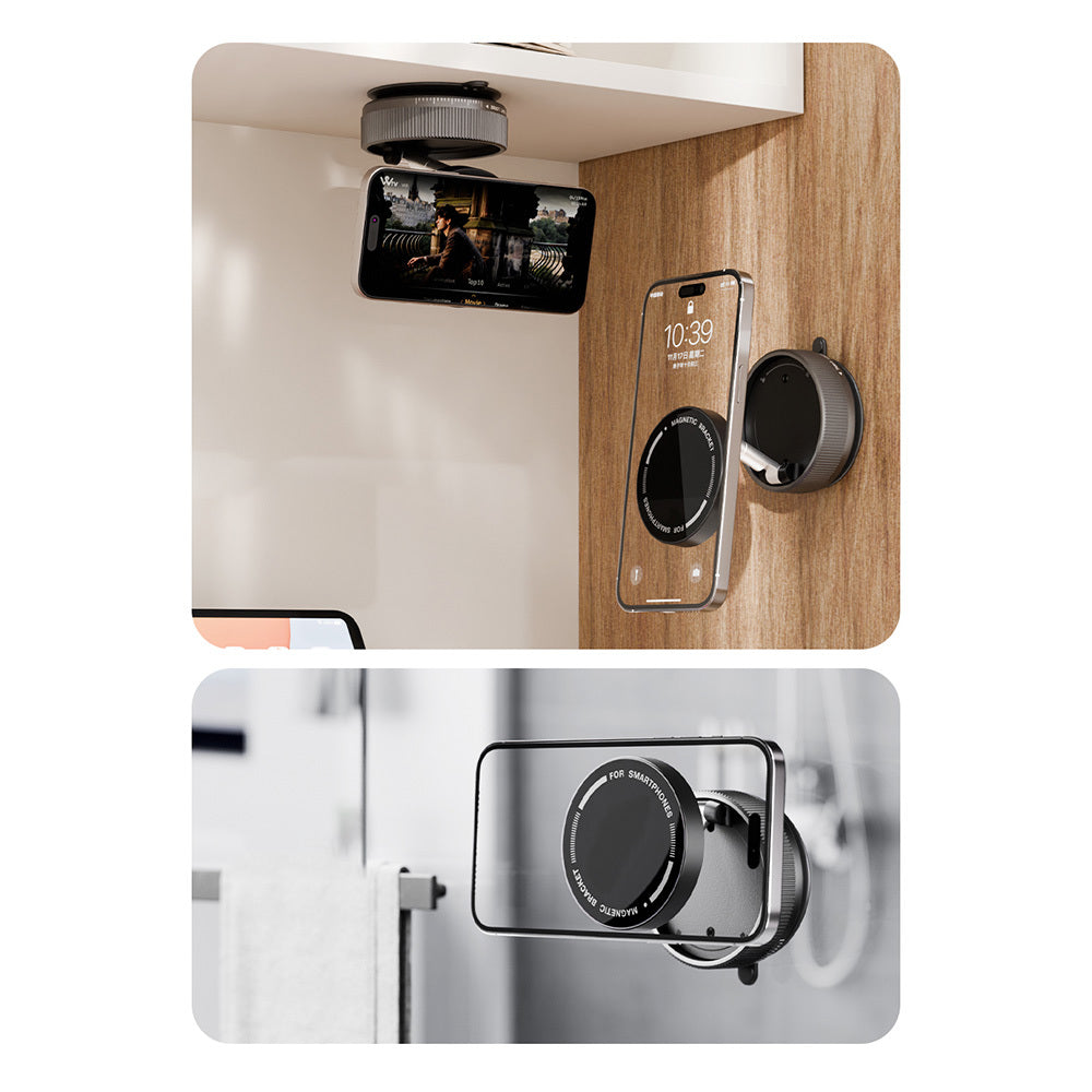 Zore K10A Vacuum Magnetic Phone Holder Black 