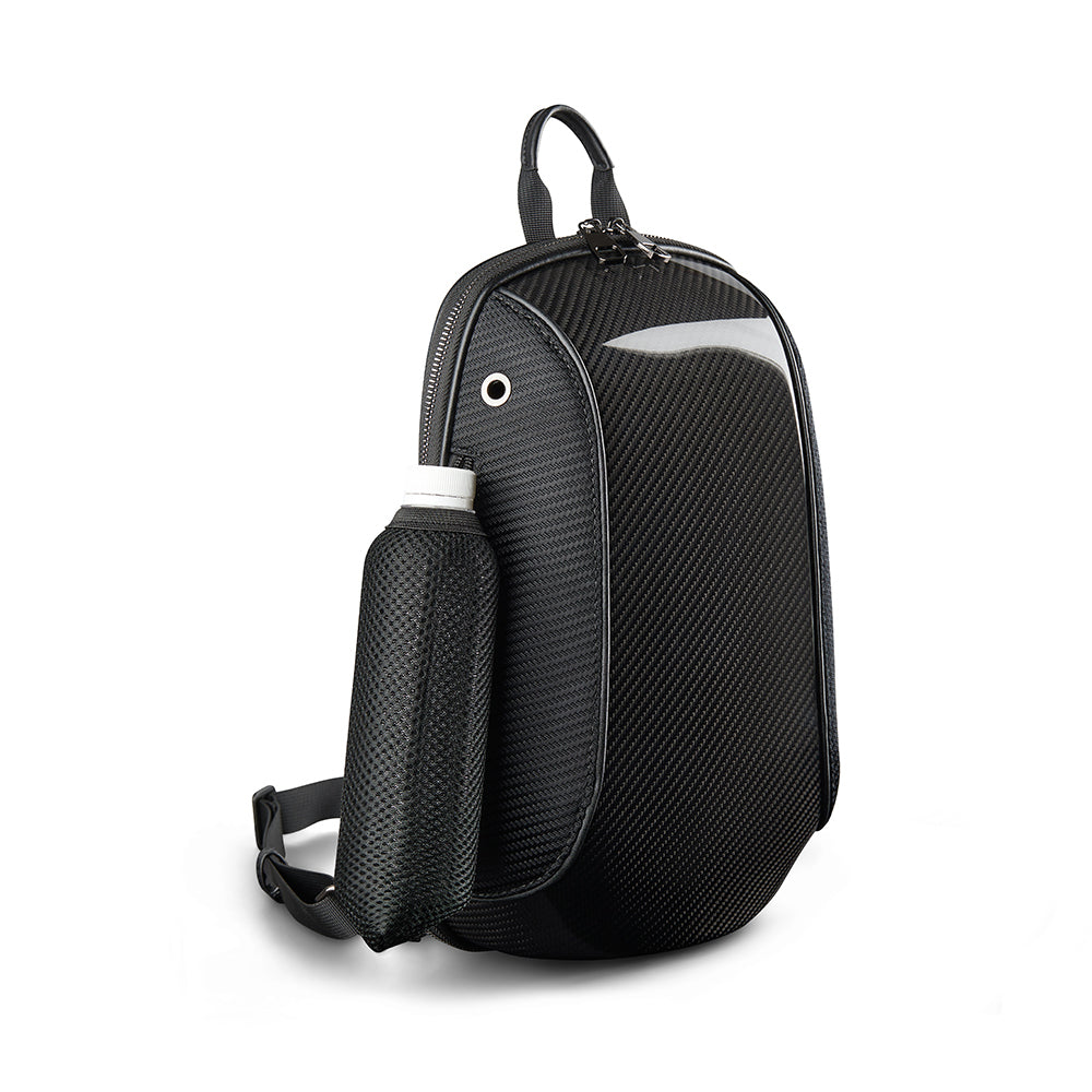 Zore Karbon Fiber Detaylı 5 Bölmeli Çengel Kancalı Spor Sırt Çantası Siyah