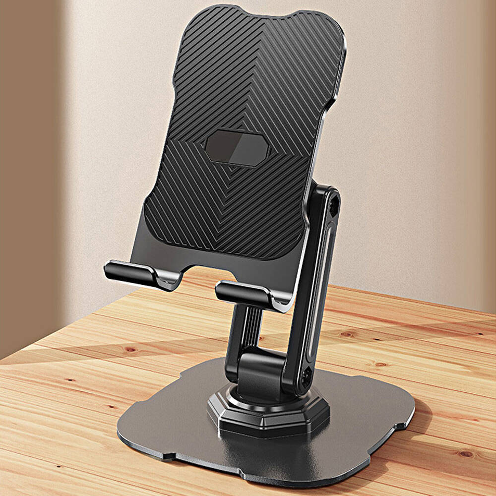 Zore L23 Dönebilen Başlıklı Telefon Ve Tablet Standı Siyah