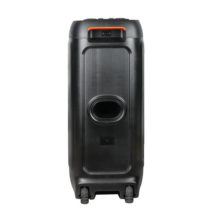 Zore LT-2131 Dijital LED Göstergeli Mikrofonlu RGB TWS Çift 8 inç Stereo Bass Kablosuz Karaoke Hoparlör Siyah