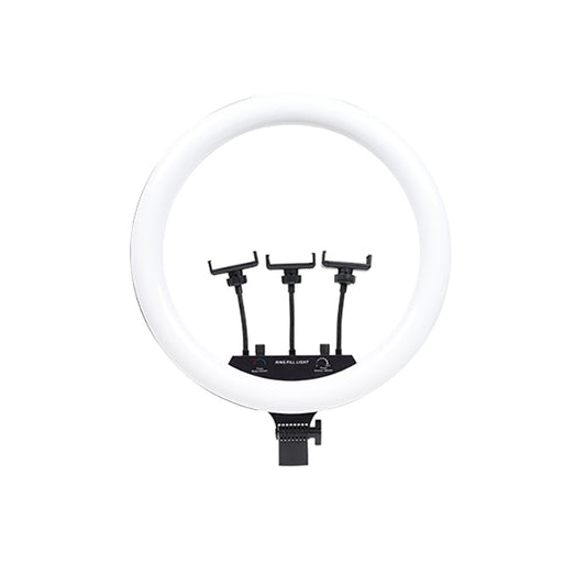 Zore MJ-18 Uzaktan Kumandalı 45cm Işıklı Telefon Tutucu Ring Light Siyah