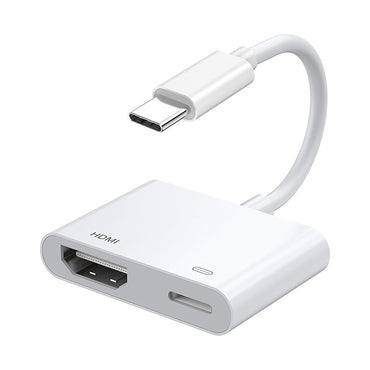 Zore Type-C to Type-C PD100W + HDMI 4K@30Hz 2in1 Adapter White 