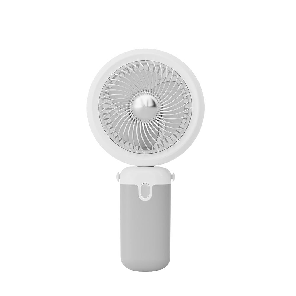 Zore YS-2503 Foldable Portable Mini Fan Cooling Hand Fan Gray